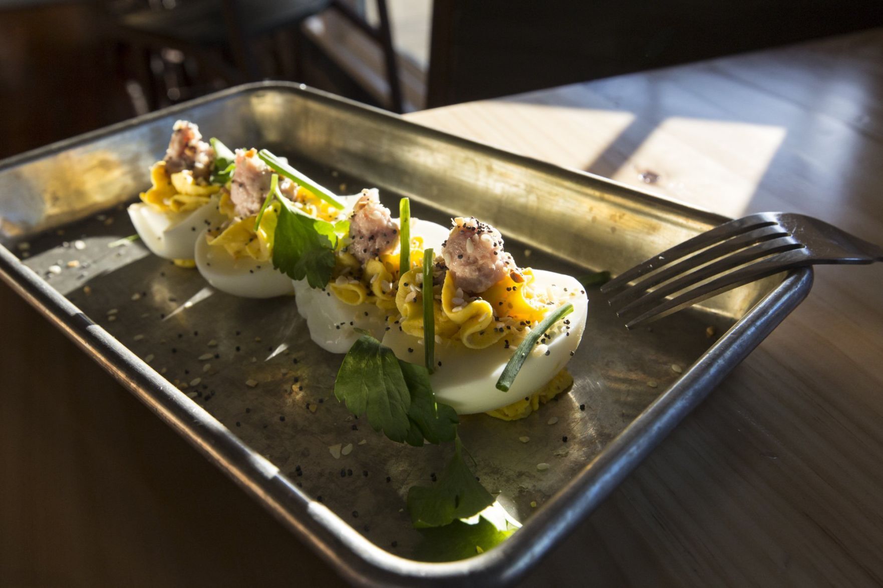 Special Request: Grace Meat + Three's Devil Eggs